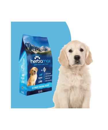 Herba Max Lamb Puppy Food 10kg - Buy Online on GoSupps.com