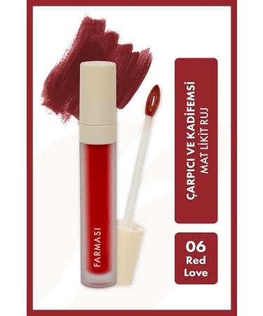 Farmasi Matte Liquid Lipstick Red Love 4 ml 05 - Buy Online on GoSupps.com