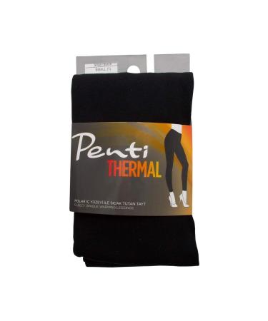 Skygo Polar Fleece Inner Warm Black Women's Penti Underwear Tights - Buy Online on GoSupps.com
