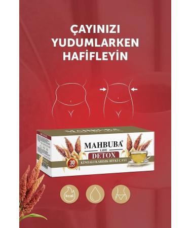 Mahbuba Weight Loss Helper Detox Quinoa Mixed Herbal Slimming Tea Form Diet (60 USES FOR 2 MONTHS) - Buy Online on GoSupps.com