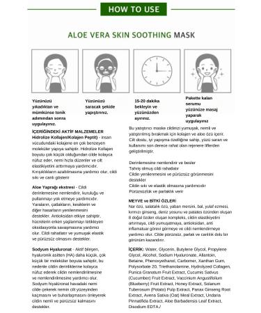 W. Skin Laboratory Collagen Aloe Moisture Mask Skin Nourishing Soothing Anti-Aging Moisturizer 22ML 5 Pieces - Buy Online on GoSupps.com