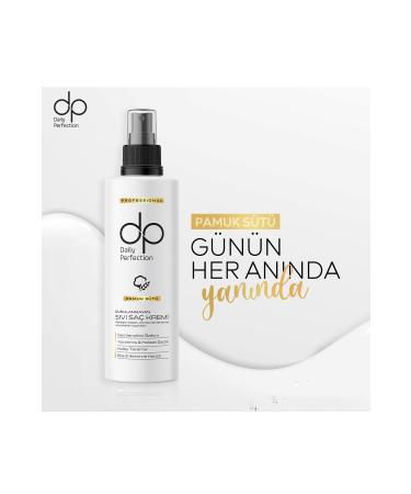 dp Daily Perfection Cotton Milk Leave-In Liquid Hair Care Conditioner 180 ml - Buy Online on GoSupps.com