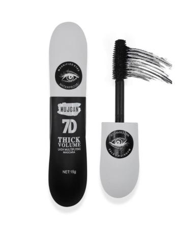 MUJGAN 7D Waterproof Mascara - Intense Volume and Long-Lasting Effect - Buy Online on GoSupps.com