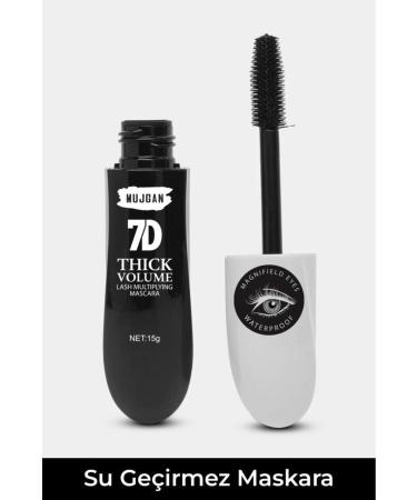 MUJGAN 7D Waterproof Mascara - Intense Volume and Long-Lasting Effect