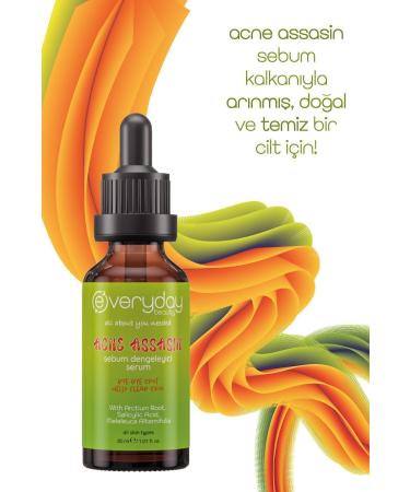 Everyday Beauty Acne Assassin Sebum Balancing Serum 30ml Anti-Acne Pore and Blackhead Remover - Buy Online on GoSupps.com