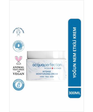 Acqua Perfection Intensive Moisturizing Hand - Face - Body Cream 300ml