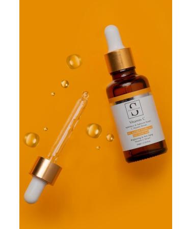SHINEHUB Vitamin C Serum Brightening & Anti-Aging & Antioxidant 10% Vitamin C 0.5% Ferulic Acid Evit - Buy Online on GoSupps.com