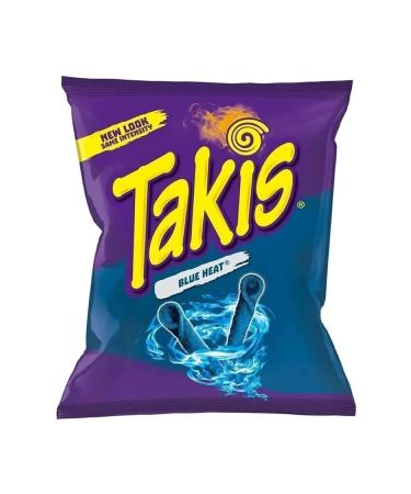 Takis Blue Heat Hot and Sour Chips 3pcs 56 gr