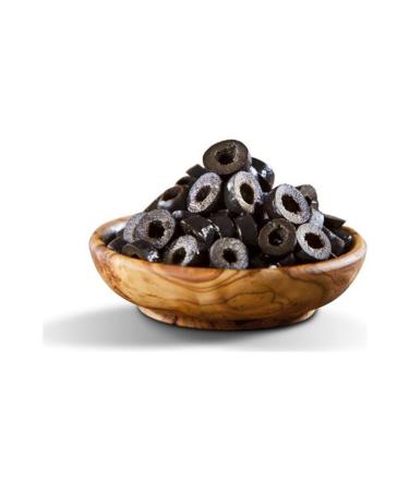 Teksen Black Sliced Olives Tin-8KG