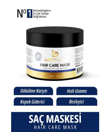 Lisa Beauty Nourishing and Moisturizing Hair Care Mask with Botox Effect - For Dry and Brittle Hair 500 ml