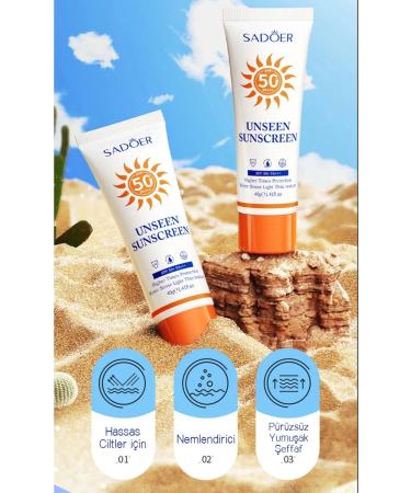 SADOER Dry Skin Special Face Sun Cream Spf50 Pa High Protection Light Texture 40gr - Buy Online on GoSupps.com
