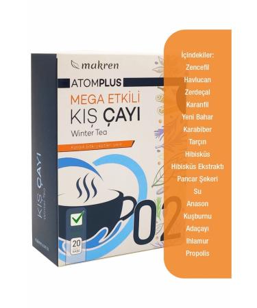 Makren Atom Winter Tea - 20 Pieces Sachet - Buy Online on GoSupps.com