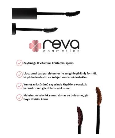 REVA Lengthening Hybrid Mascara - Hybrid Length & Curl Mascara Prune - No: 323 - Vegan Clean Content - Buy Online on GoSupps.com
