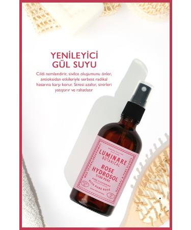 Luminare Botanical 0 Pure Rose Water Hydrosol Tonic Oil-Free 100 ml - Buy Online on GoSupps.com