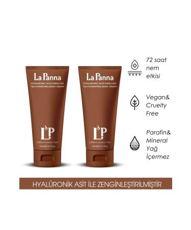 La Panna Coffee&Coconut Milk Body Cream 75ml X2