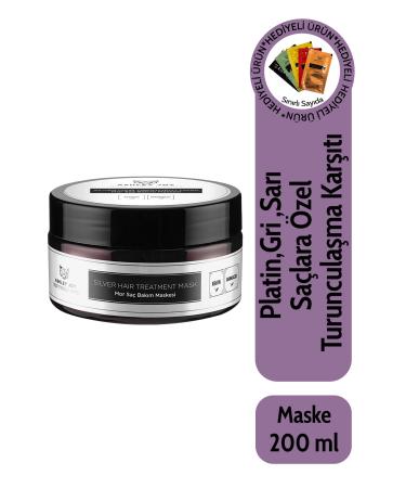 Ashley Joy Platinum Special for Blonde Hair Anti-Orange Keratin Sulfate-Free Purple Hair Care Mask 200 ml