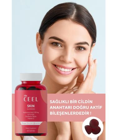 Vita Ceel 2-Pack Skin and Kids Gummy Chewable Vegan Vitamin - Buy Online on GoSupps.com