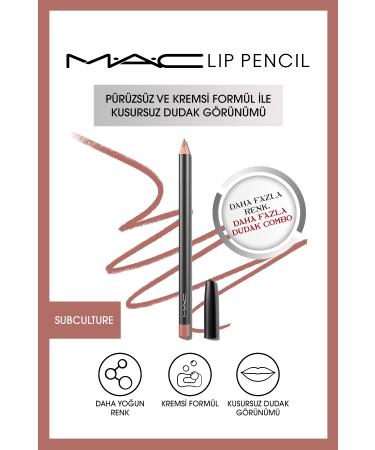 Mac Creamy Permanent Lip Pencil - Lip Pencil - Subculture 1.45 G