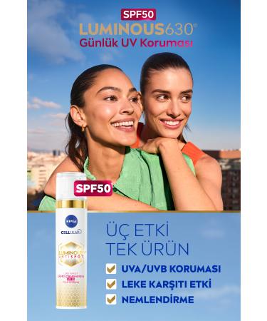 NIVEA Brightening Micellar Make-Up Remover Water 400ml and Luminous630 Anti-Spot Day Face Cream 40ml - Buy Online on GoSupps.com