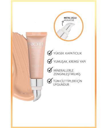 Note Cosmetics Mineral Concealer Spf 15 Intensive Concealer Metal Head Under Eye Concealer - 203 Medium Dark - Buy Online on GoSupps.com