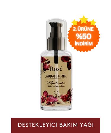 Lona Cosmetics Rose Multi Oil - Miraculous Rose Moisturizing Glowing Body Oil