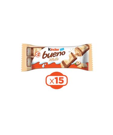 Kinder Bueno White 39 gr X 15 Pieces