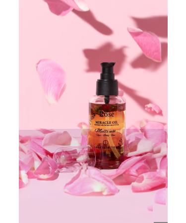 Lona Cosmetics Rose Multi Oil - Miraculous Rose Moisturizing Glowing Body Oil - Buy Online on GoSupps.com