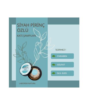 laborem natura Black Rice Extract Solid Shampoo 50 grams