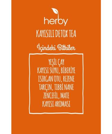Herby Detox Tea Apricot Diet Support Detox Herbal Tea - Buy Online on GoSupps.com
