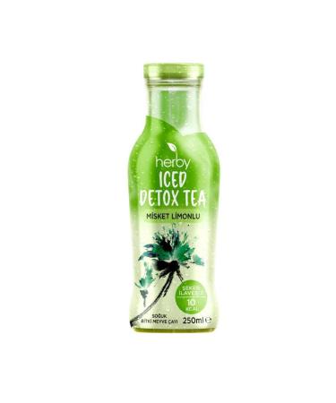 Herby Iced Tea No Sugar Added 12 Iced Detox Tea with Lime 250 ml - Buy Online on GoSupps.com
