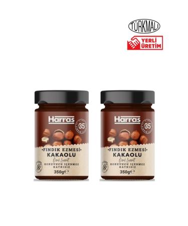 Harras COCOA HAZELNUT PASTE 350 GRX2 PIECES HARRAS