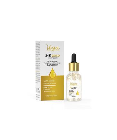 V GROUP 24k Gold Particle Hyaluronic Acid Anti-Wrinkle Collagen Face Care Skin Care Serum 30 - Buy Online on GoSupps.com