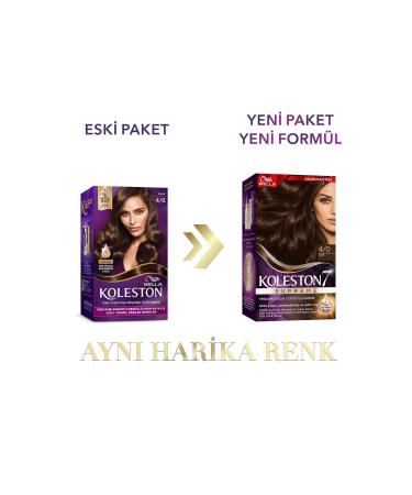 Wella Koleston Supreme Kit 4/0 Brown - Buy Online on GoSupps.com