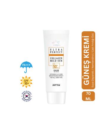 JINYYUM High Protection Mild Sun Cream Containing Collagen