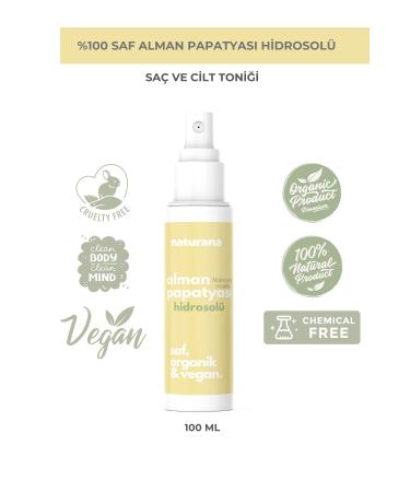 Naturana 0 Pure Natural Organic Chamomile Water 100 ML Hair Lightening Tonic