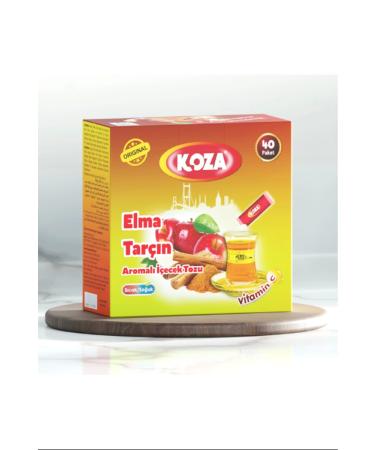 Koza Single Use Apple & Cinnamon Flavored Powder Drink 40 pcs