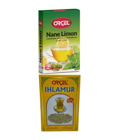 OR EL Mint Lemon 200gr Linden 30gr Set Flavored Drink Powder Oralet Tea