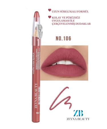 ZEYNABEAUTY Jumbo Lipliner Waterproof -Matte Jumbo Lipliner Waterproof