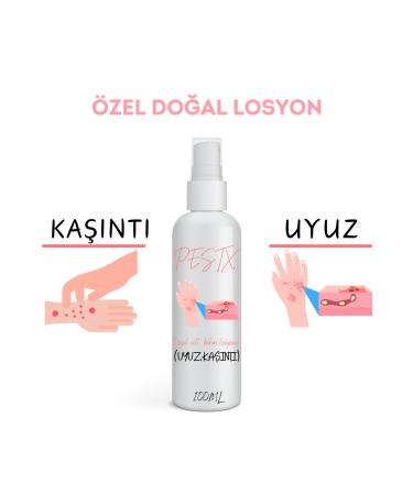 PESTX Natural Skin Care Lotion (SCABBAGE ITCHING) 100 ml spray scabies itching moisturizes