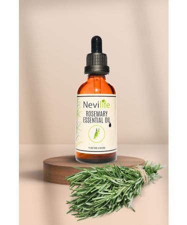 nevilife Natural Skin and Hair Care Oils Rosemary Coconut Sweet Almond Castor Oil 50 ml - Buy Online on GoSupps.com