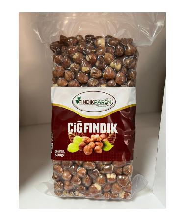 F nd kparem NATURAL (RAW) HAZELNUT 500 GR VACUUM