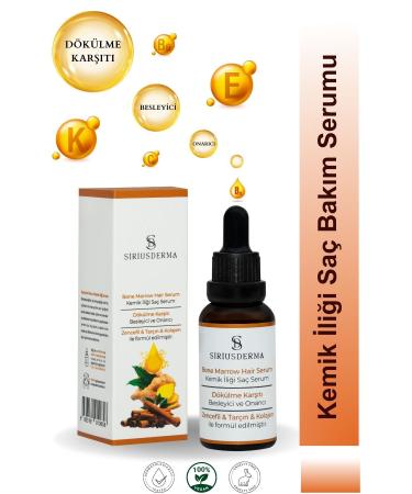 SD SIRIUS DERMA Bone Marrow Hair Care Serum Supporting Hair Formation | Anti-Loss Complex Serum 30 ml