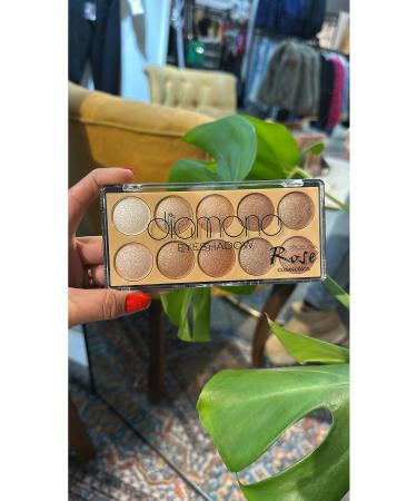 butiksosyete38 Glittery eyeshadow palette 10 pieces