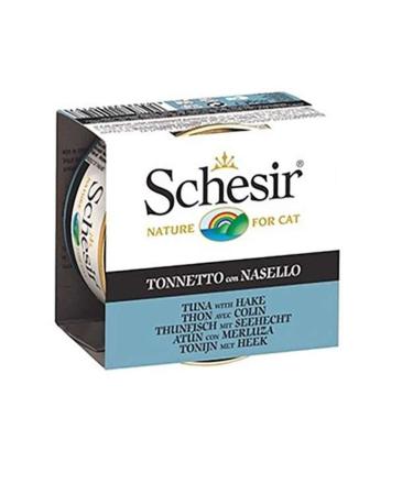 Astra Market Schesir Tuna and Hake Jelly Cat Canned Food 85 Gr - Lisinya