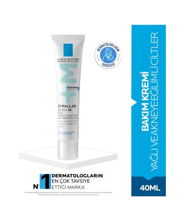 La Roche Posay Effaclar Duo M Oily and Acne Prone Skin Face Care Cream 40 ml