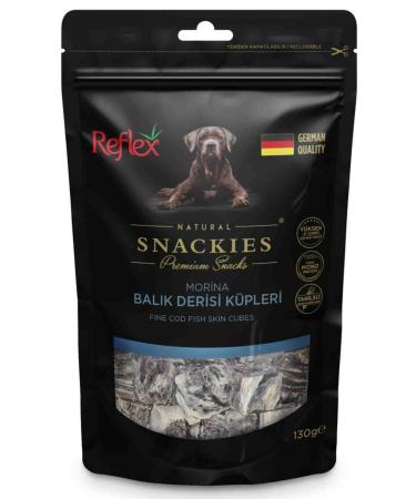 Reflex Snackies Cod Fish Skin Cubes Dog Treat 170 Gr. Rft-131