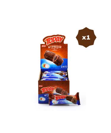 Elvan COCOA MARSHMALLOW COATED COCONUT CAKE 45 GR 24 PIECES - (1 PACK)