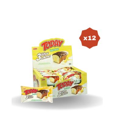 Elvan TODAY 3 B TES BANANA 40 GR 24-PIECE - (12 PACKS)