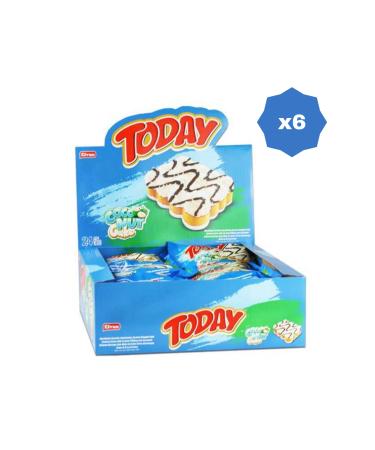 Elvan TODAY COCONUTE CAKE WITH COCONUT 40 GR 24 PIECES - (6 PACKS)