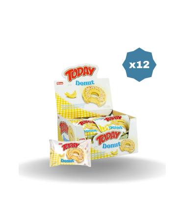 Elvan TODAY DONUT CAKE BANANA 35 GR 24-12 PACKS